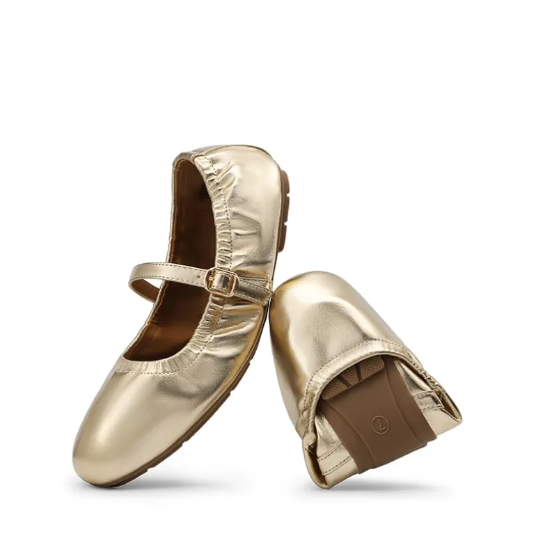 Ascenelle Women's Bendable Non-Slip Mary Jane Ballet Flats