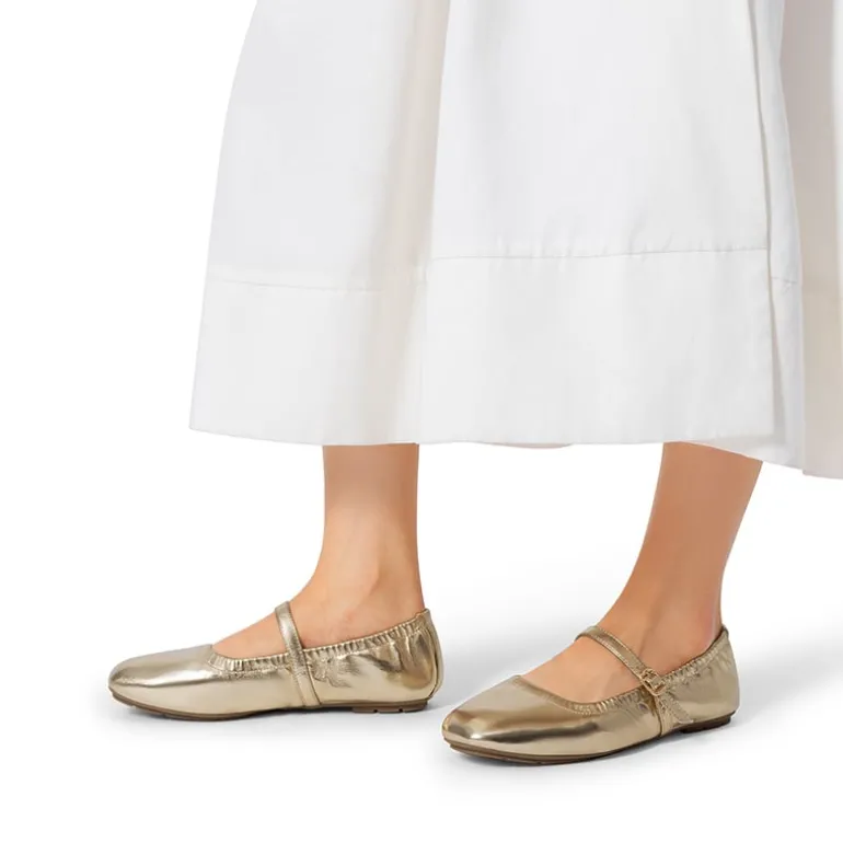 Ascenelle Women's Bendable Non-Slip Mary Jane Ballet Flats
