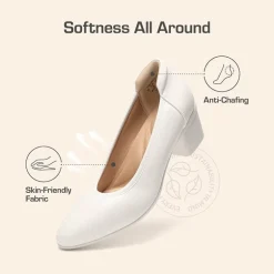 Ascenelle Women's Chunky Heel Dress Shoes