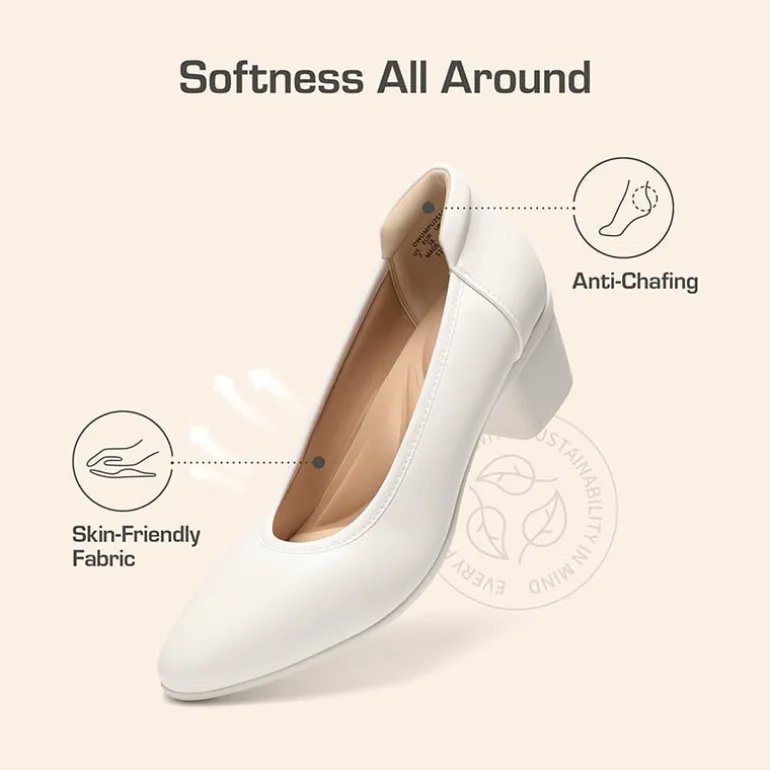 Ascenelle Women's Chunky Heel Dress Shoes