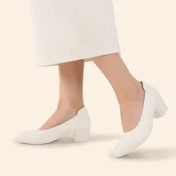 Ascenelle Women's Chunky Heel Dress Shoes