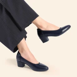 Ascenelle Women's Chunky Heel Dress Shoes