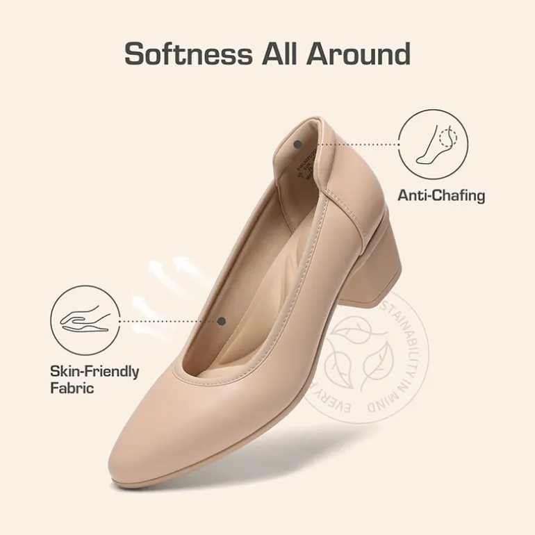 Ascenelle Women's Chunky Heel Dress Shoes