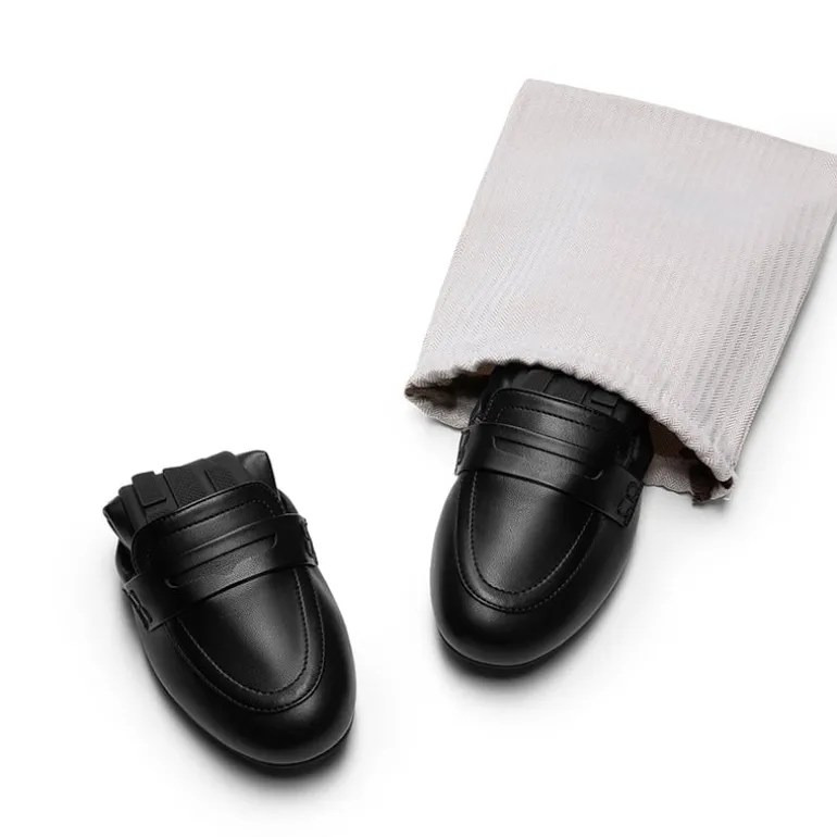 Ascenelle Women's Comfortable Slip-On Foldable Loafers