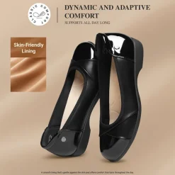 Ascenelle Women’s Comfortable Flats with Arch Support