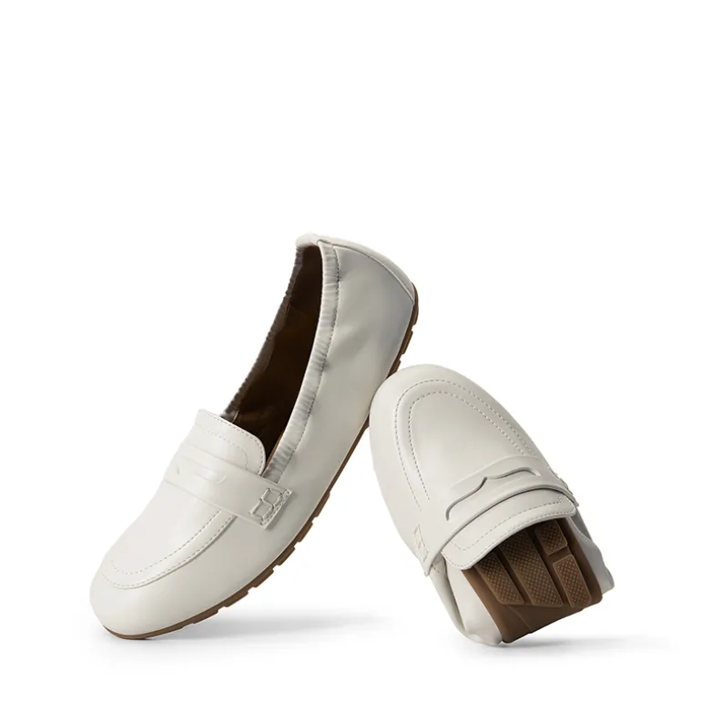 Ascenelle Women's Comfortable Slip-On Foldable Loafers