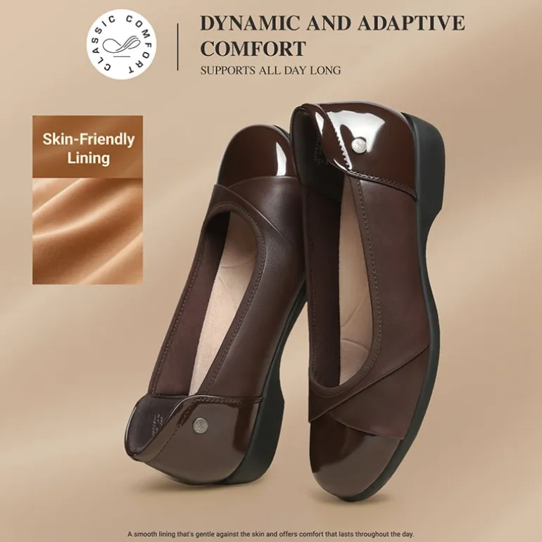 Ascenelle Women’s Comfortable Flats with Arch Support