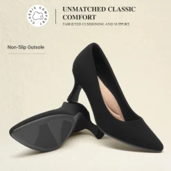 Ascenelle Women’s Comfortable Pumps with Arch Support