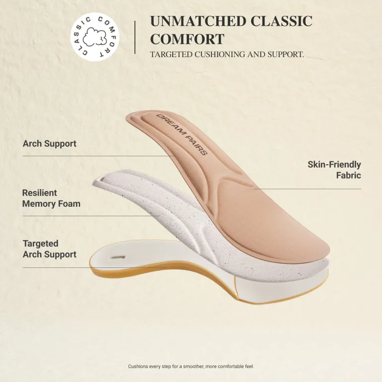 Ascenelle Women’s Comfortable Pumps with Arch Support