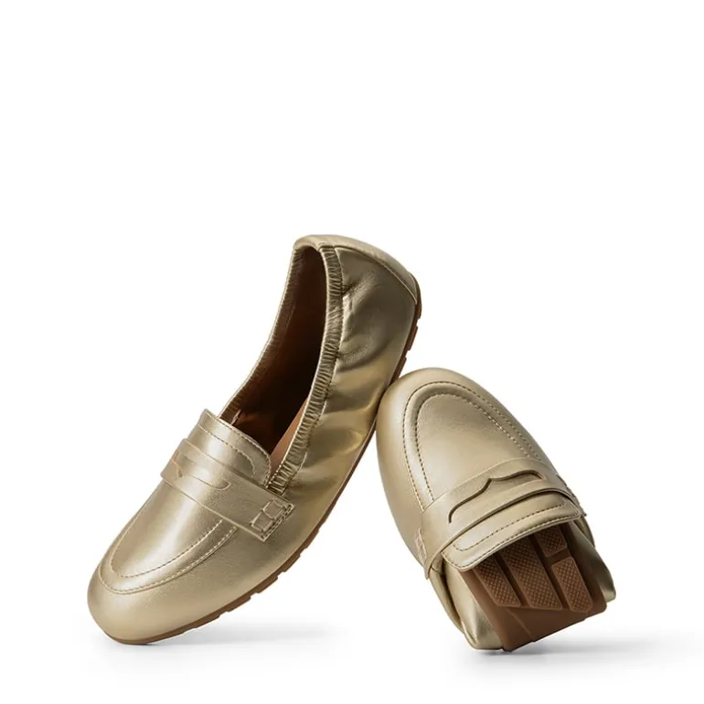 Ascenelle Women's Comfortable Slip-On Foldable Loafers