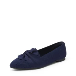 Ascenelle Women’s Foldable Bow Flats Knit Edition