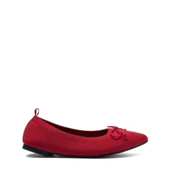 Ascenelle Women’s Foldable Breathable Bow Flats Knit Edition