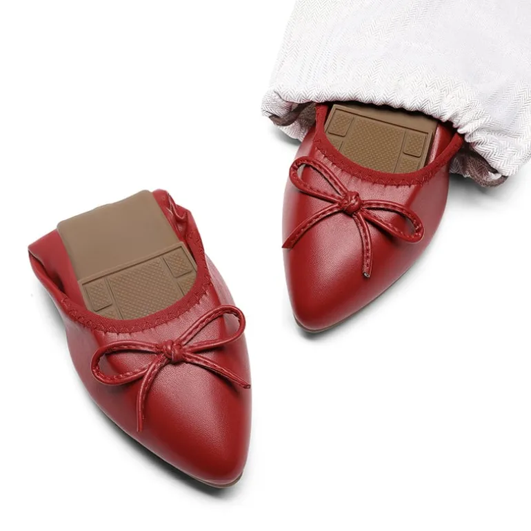 Ascenelle Women's Lightweight Slip-On Ballet Flats