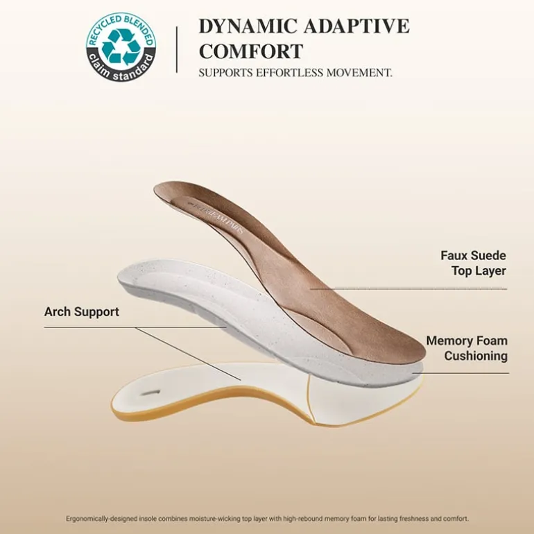 Ascenelle Women's Memory Foam Arch Support Flats