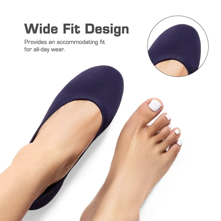 Ascenelle Women’s Round-Toe Arch-Support Ballet Flats Knit Edition