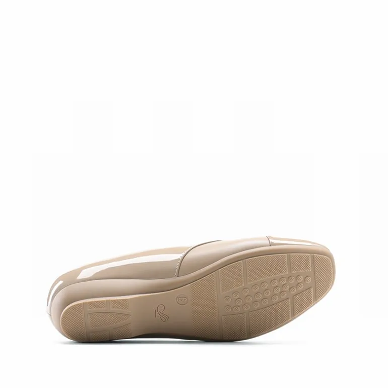 Ascenelle Women’s Wide Fit Elastic Loafers