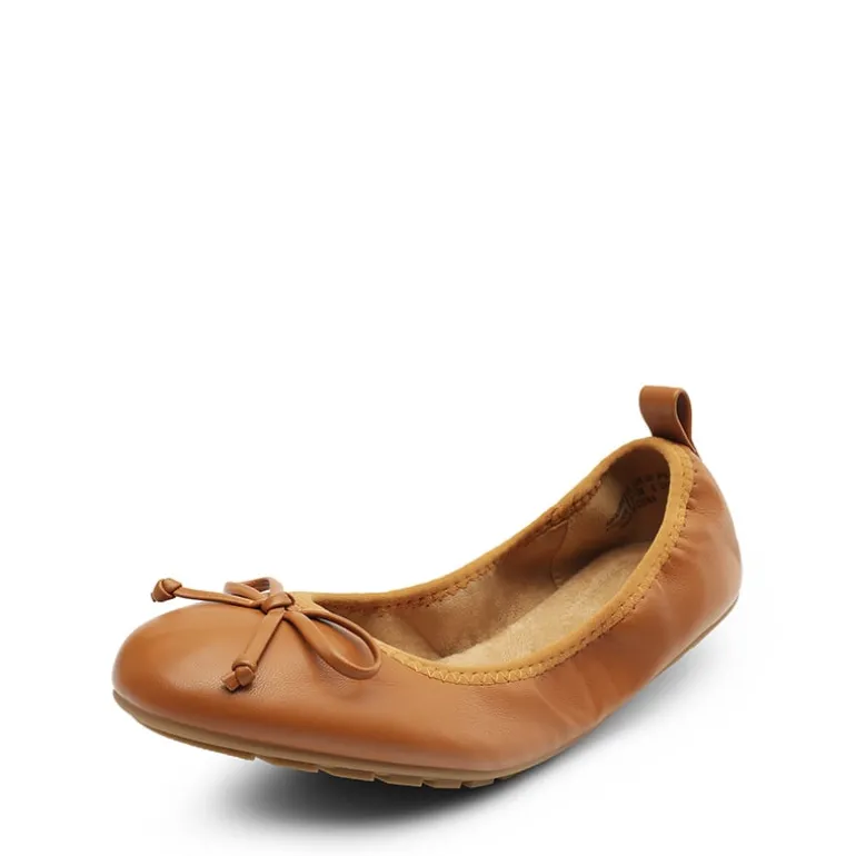 Ascenelle Women’s Wide-Toe Ballet Flats with Arch Support