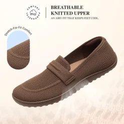 Ascenelle Women's Wide Toe Barefoot Loafers