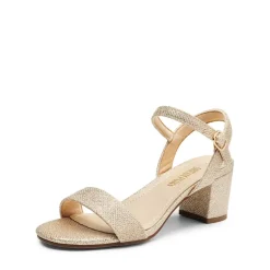 Ascenelle Women’s Wide-Toe Single-Strap Block Heel Sandals