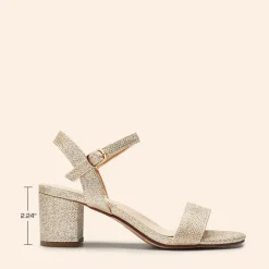 Ascenelle Women’s Wide-Toe Single-Strap Block Heel Sandals