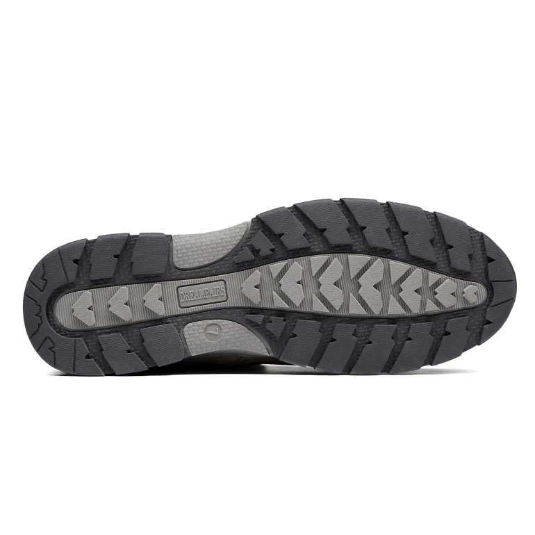 Black Leather Mid Calf Snow Boots