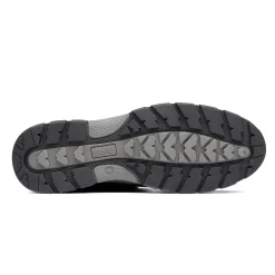 Black Leather Mid Calf Snow Boots