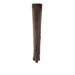 Block Heel Over The Knee Boots