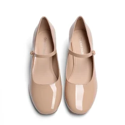 Block Heel Square Toe Mary Jane Pumps
