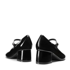 Block Heel Square Toe Mary Jane Pumps