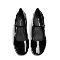 Block Heel Square Toe Mary Jane Pumps