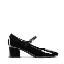 Block Heel Square Toe Mary Jane Pumps