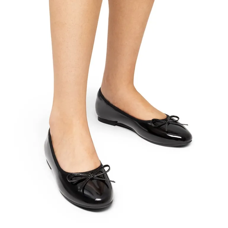 Bow Dual-tone Cap Toe Flats