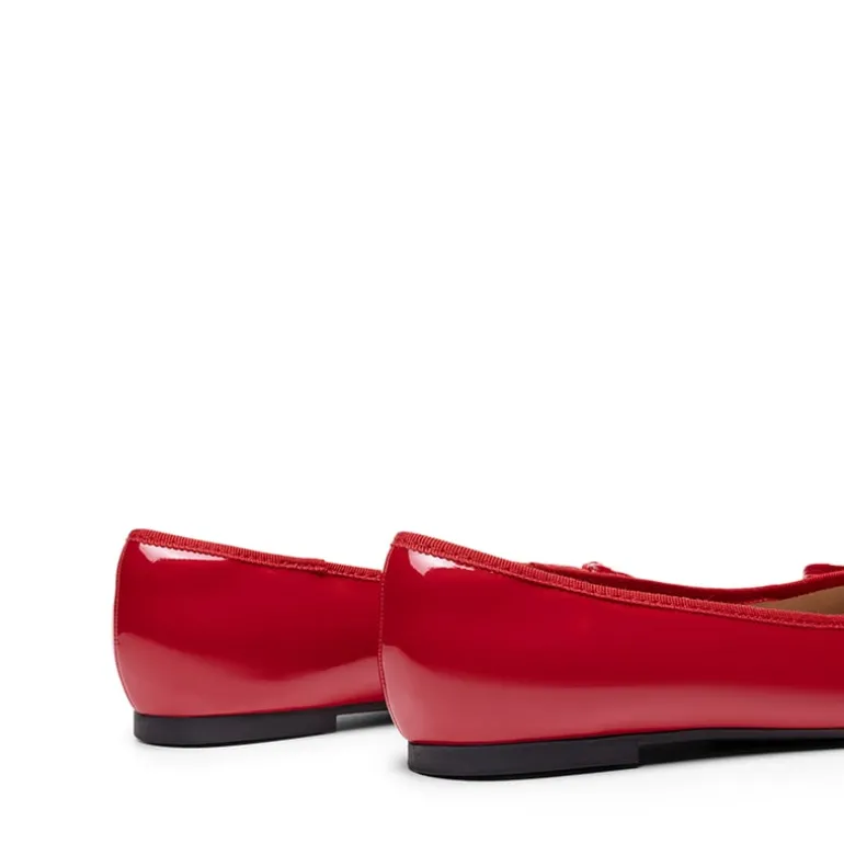 Bow Dual-tone Cap Toe Flats