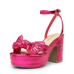 Bow Knot Platform Sandals