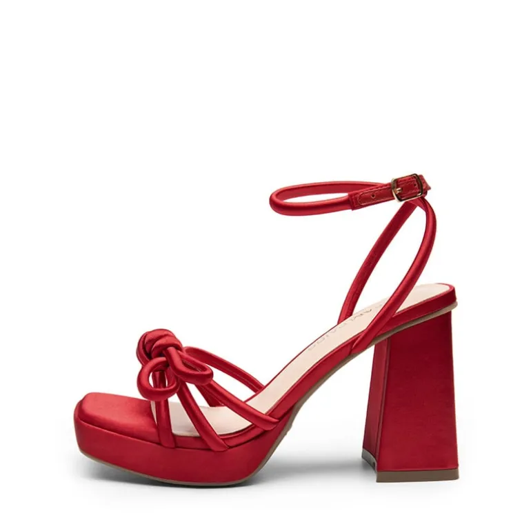 Bowknots Crystal Heeled Sandals