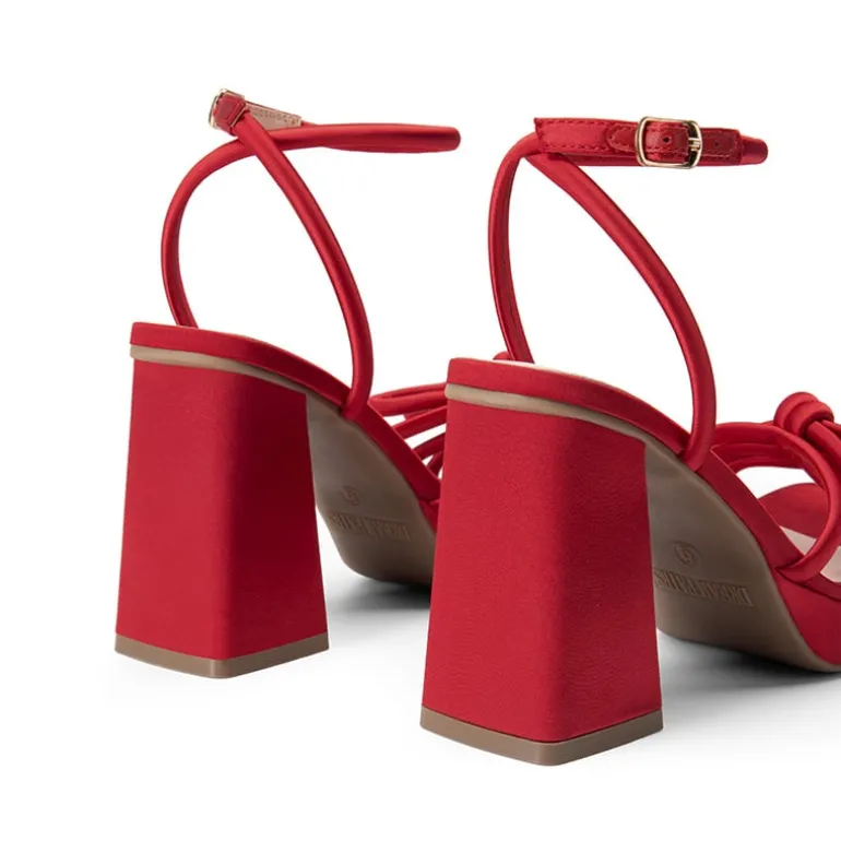 Bowknots Crystal Heeled Sandals