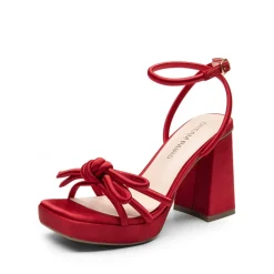 Bowknots Crystal Heeled Sandals