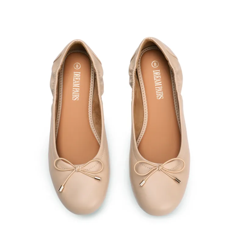 Bowknot Soft Foldable Ballet Flats