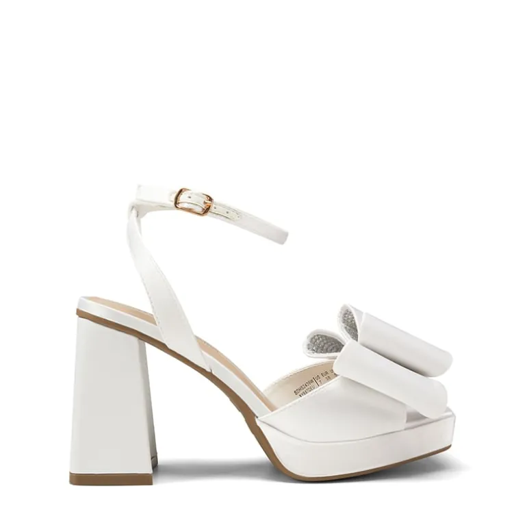 Bow Platform Chunky Sandals