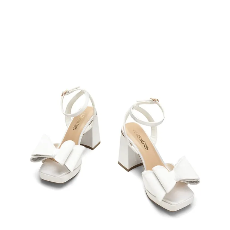 Bow Platform Chunky Sandals