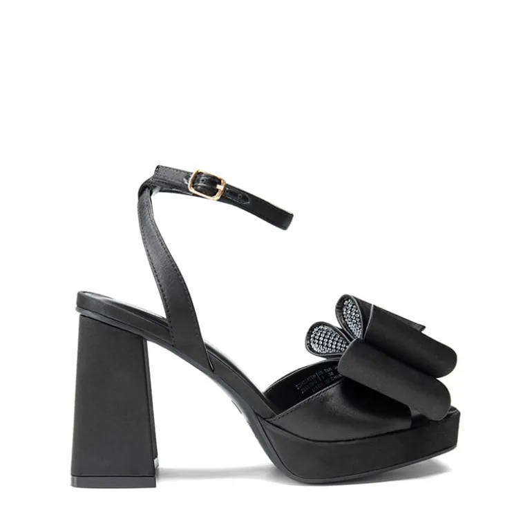 Bow Platform Chunky Sandals