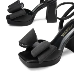 Bow Platform Chunky Sandals