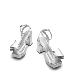 Bow Platform Chunky Sandals