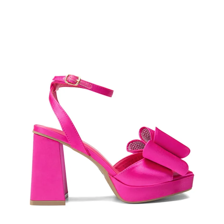 Bow Platform Chunky Sandals