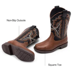 Boys’ Camouflage Western Cowboy Boots