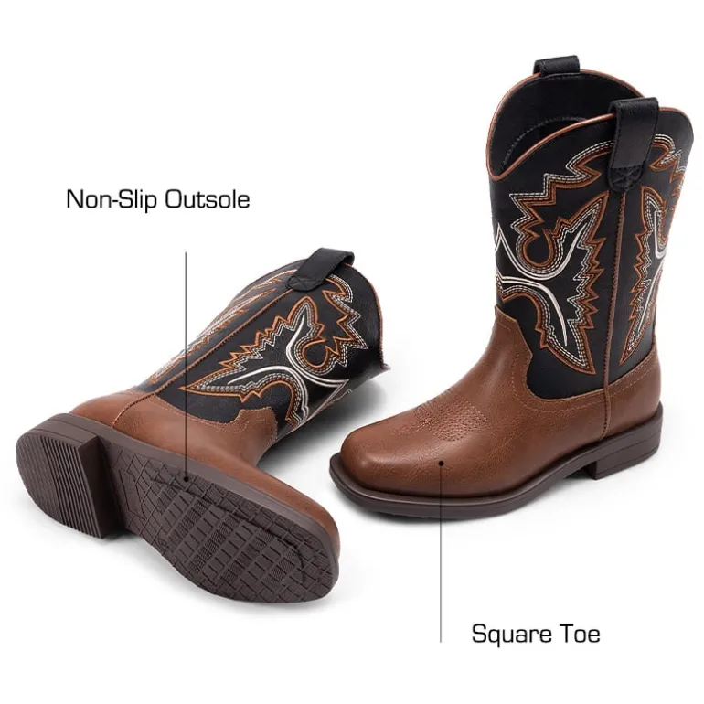 Boys’ Camouflage Western Cowboy Boots