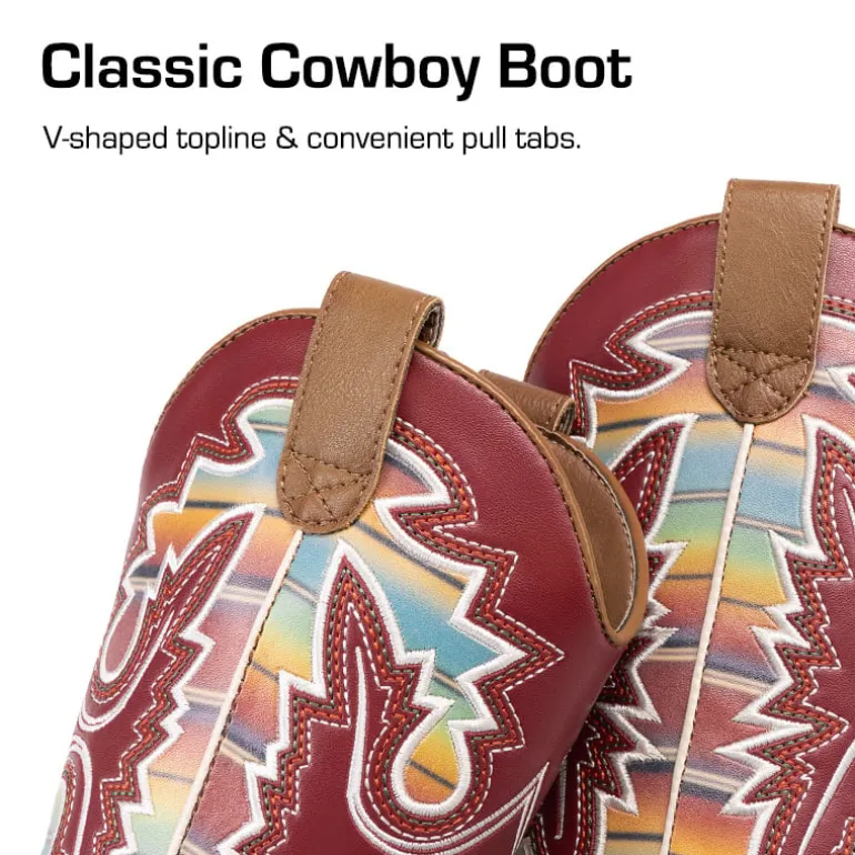 Boys’ Camouflage Western Cowboy Boots