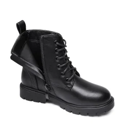 Boys Girls Combat Ankle Boots