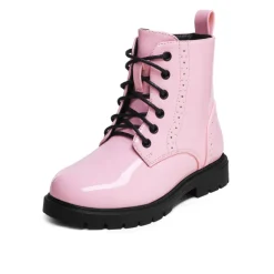 Boys Girls Combat Ankle Boots
