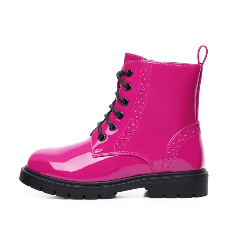 Boys Girls Combat Ankle Boots